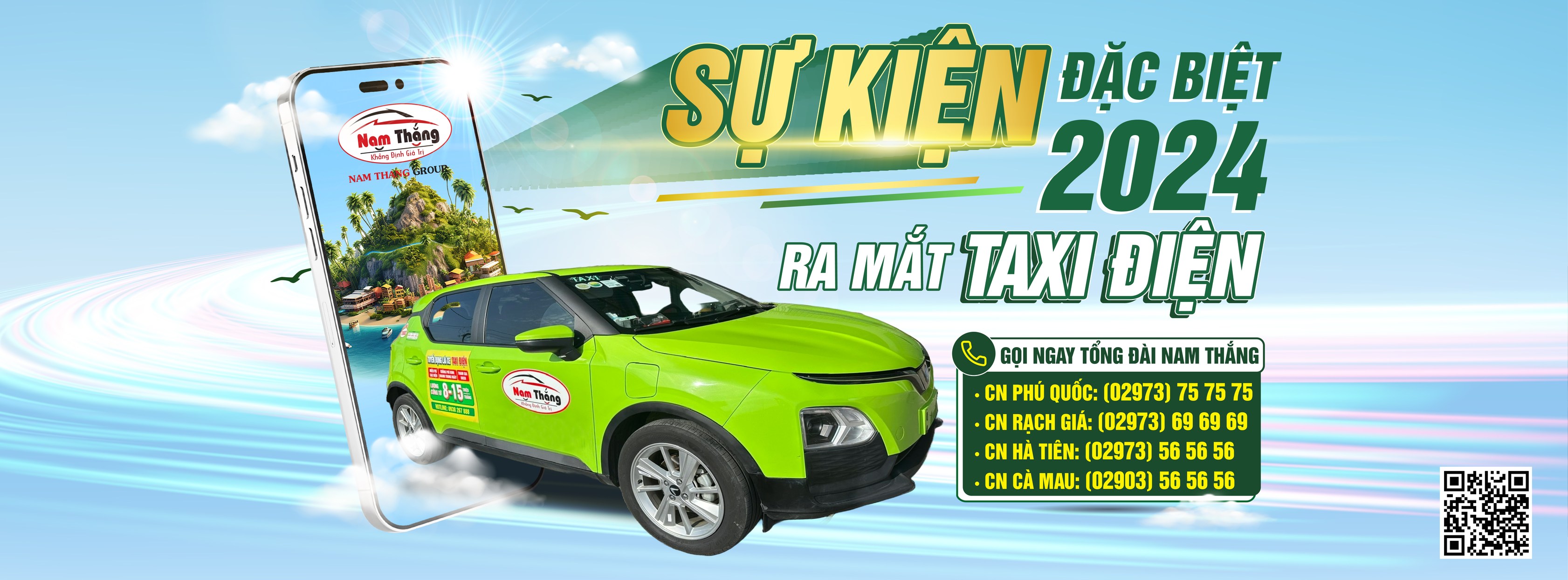 Du lịch miền Tây gọi ngay Taxi điện Nam Thắng